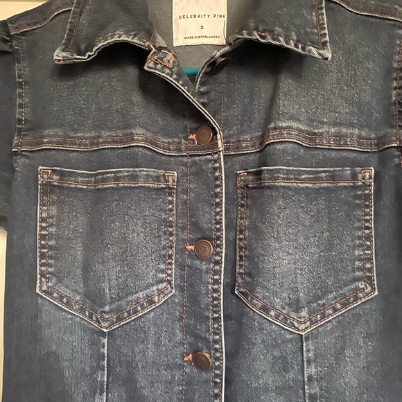 Celebrity Pink denim Jumpsuit Small - Picture 3 of 5